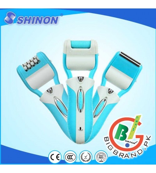 Shinon 3in1 Clean Epilator and Callus Remover Shaver SH-7606